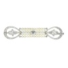 Era s Elegance: Exquisite Diamond and Pearl Brooch from the Dawn of Art Deco